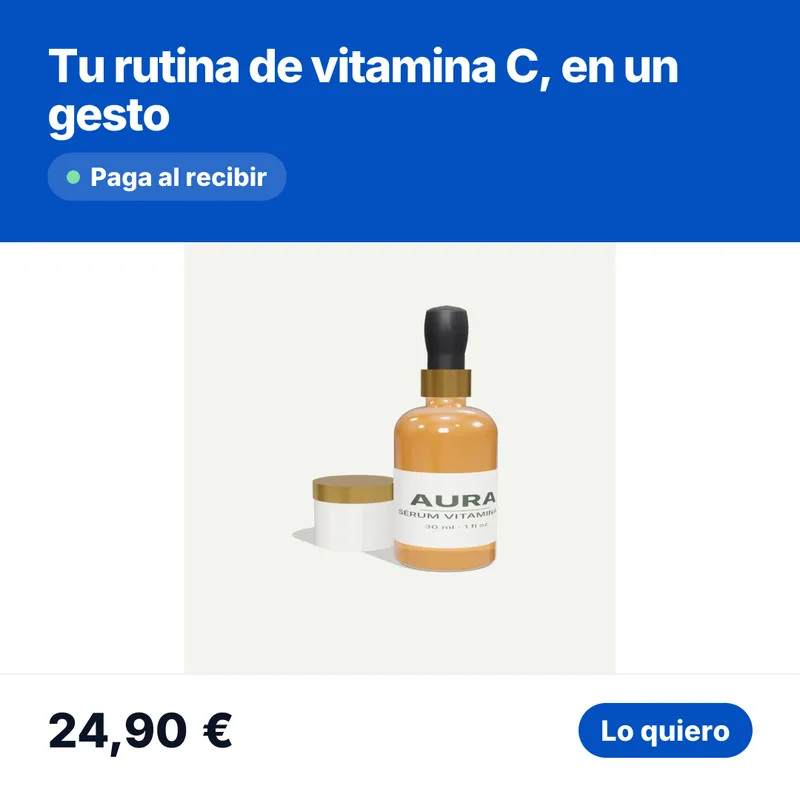 Anuncio de ejemplo hecho con DropCEO: banda de titular